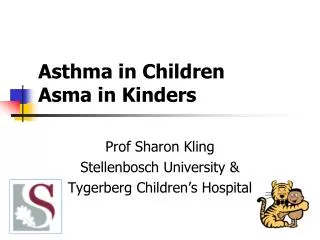 Asthma in Children Asma in Kinders