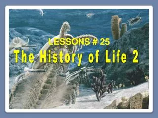 The History of Life 2