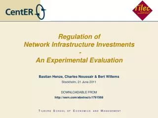 Regulation of Network Infrastructure Investments - An Experimental Evaluation