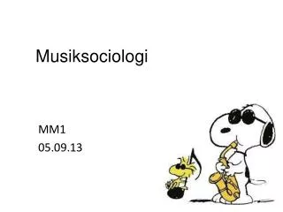 musiksociologi