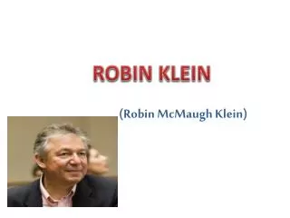 ROBIN KLEIN