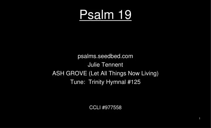 psalm 19