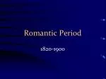 Romantic Period - slide 1
