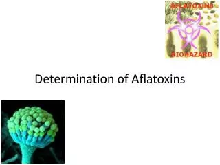 Determination of Aflatoxins