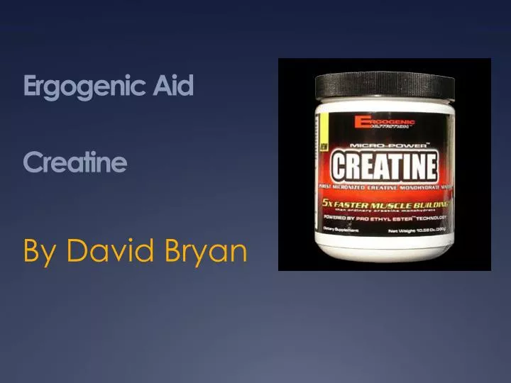 ergogenic aid creatine