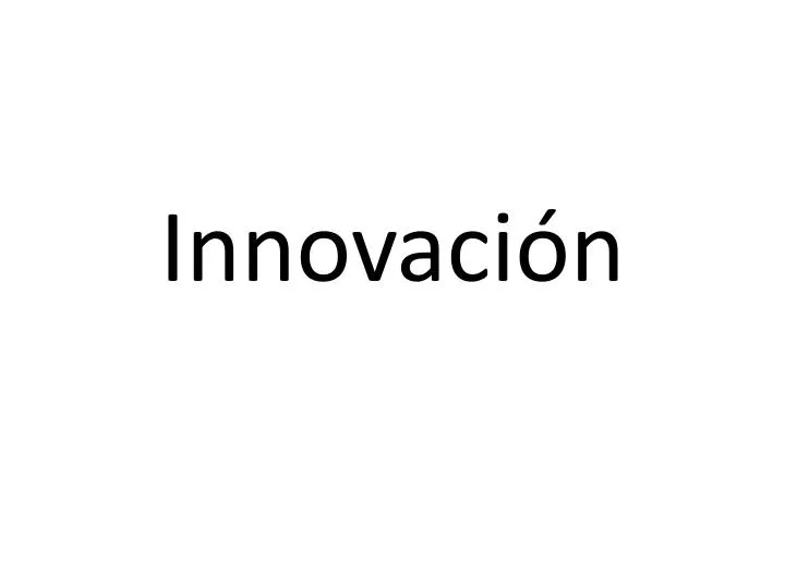 innovaci n