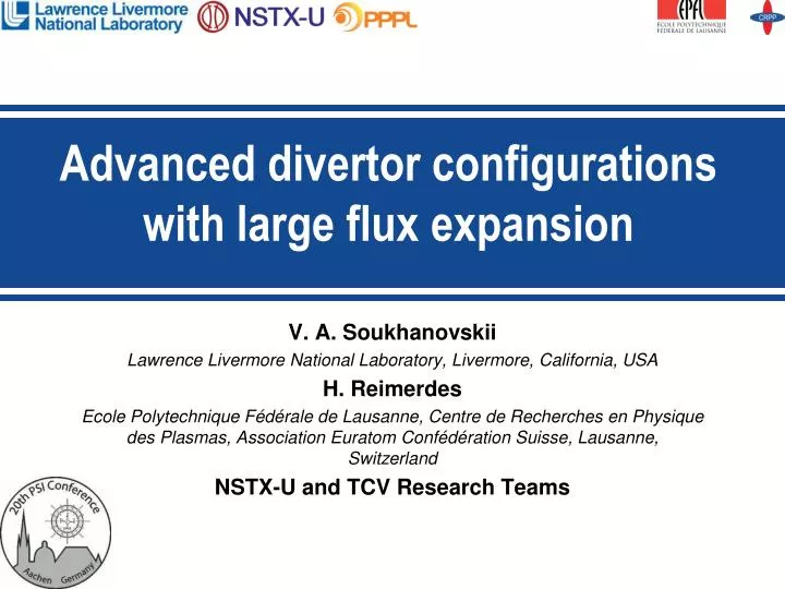 advanced divertor configurations with large flux expansion