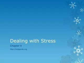 Dealing with Stress