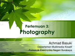 pertemuan 3 photography