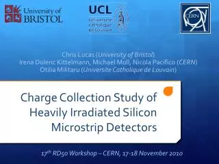 Charge Collection Study of Heavily Irradiated Silicon Microstrip Detectors