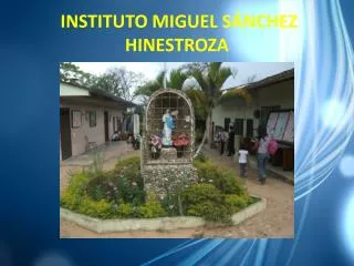 instituto miguel s nchez hinestroza