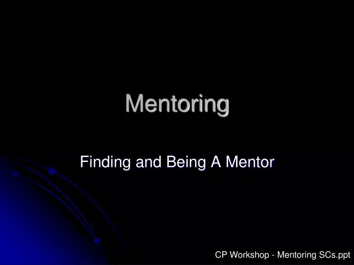 mentoring