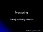 Mentoring - slide 1