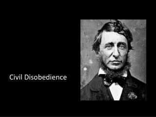 Civil Disobedience