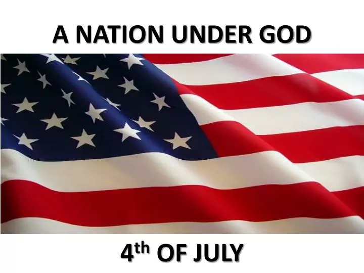 a nation under god