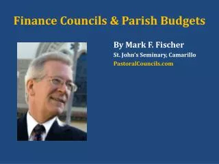 Finance Councils &amp; Parish Budgets