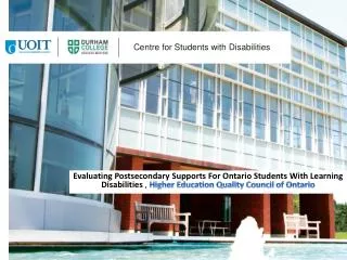Centre for Students with Disabilities