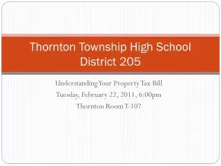 Thornton Township High School District 205