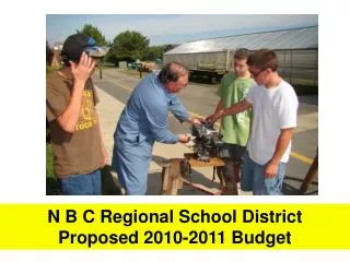 N B C Regional School District Proposed 2010-2011 Budget