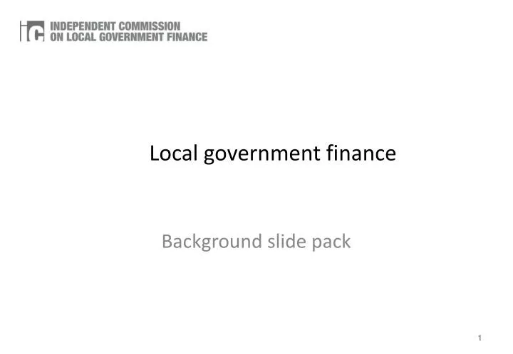 local government finance