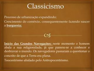 Classicismo