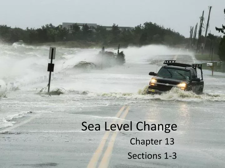 sea level change