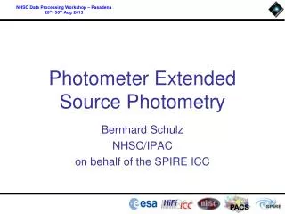Photometer Extended Source Photometry