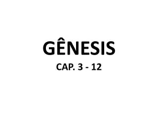 g nesis cap 3 12