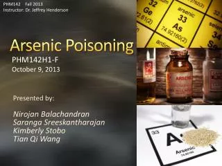 Arsenic Poisoning