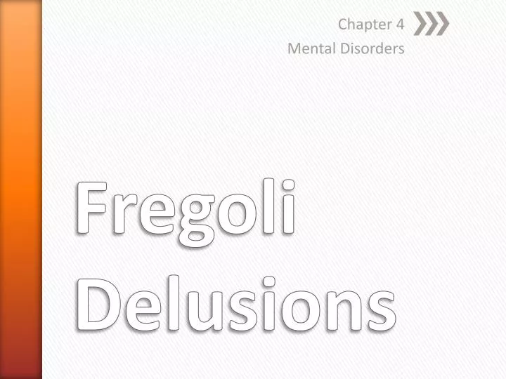 chapter 4 mental disorders