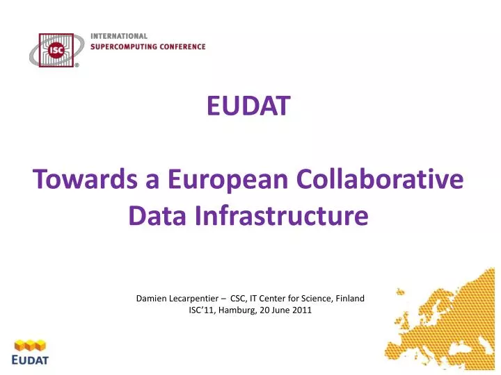 eudat towards a european collaborative data infrastructure