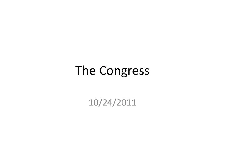 the congress