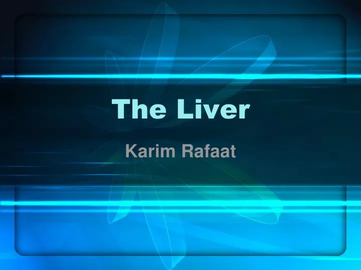 the liver