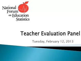 Teacher Evaluation Panel