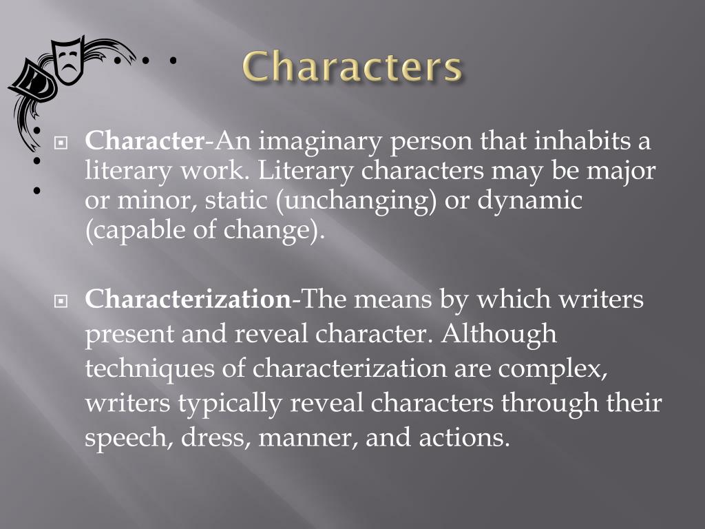 PPT - Characters PowerPoint Presentation, free download - ID:2195918