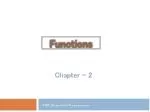 Functions - slide 1
