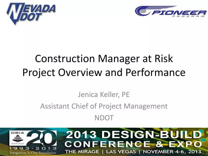 construction manager at risk project overview and performance