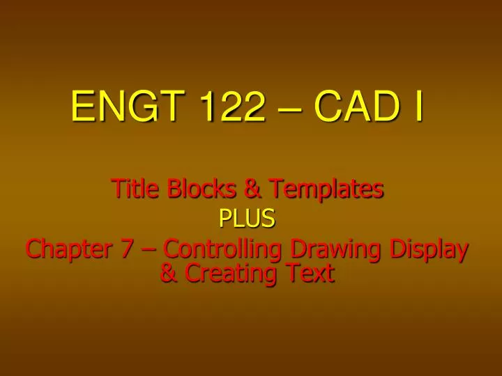 engt 122 cad i