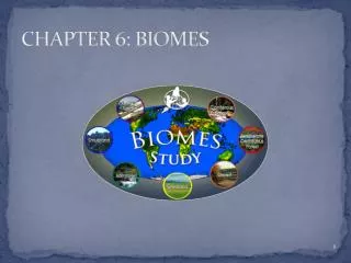 CHAPTER 6: BIOMES