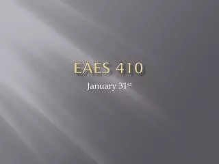 EAES 410