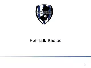 Ref Talk Radios