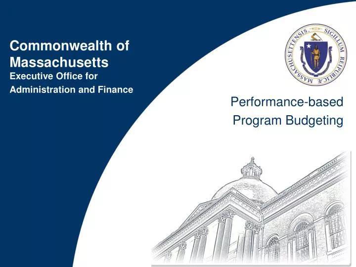 performance based program budgeting