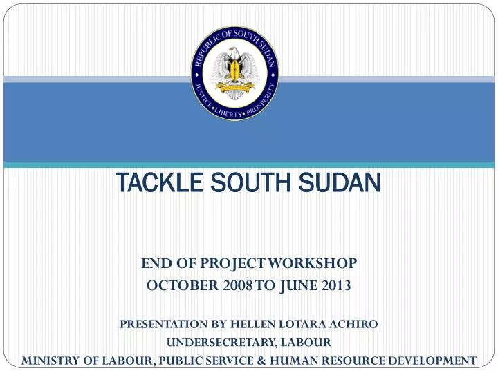 tackle south sudan