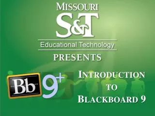 Introduction to Blackboard 9