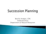 Succession Planning - slide 1
