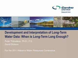 Development and Interpretation of Long-Term Water Data: When is Long-Term Long Enough?