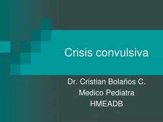 crisis convulsiva