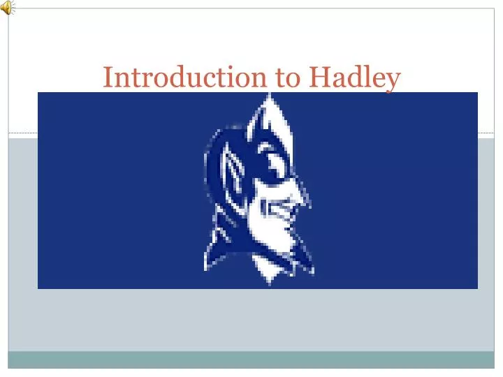 introduction to hadley