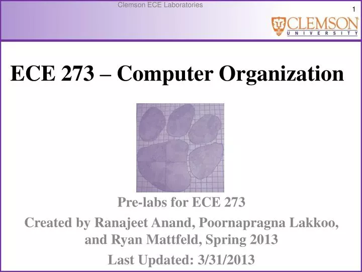 ece 273 computer organization