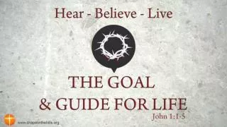 Jesus is the Goal of Life